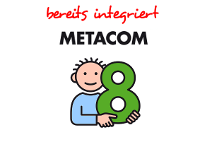 METACOM8 ist in TABULO2.8 bereits integriert